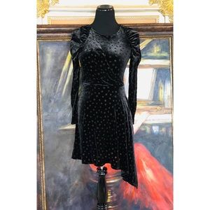 Black Vintage Velvet Dress 

Top Shop